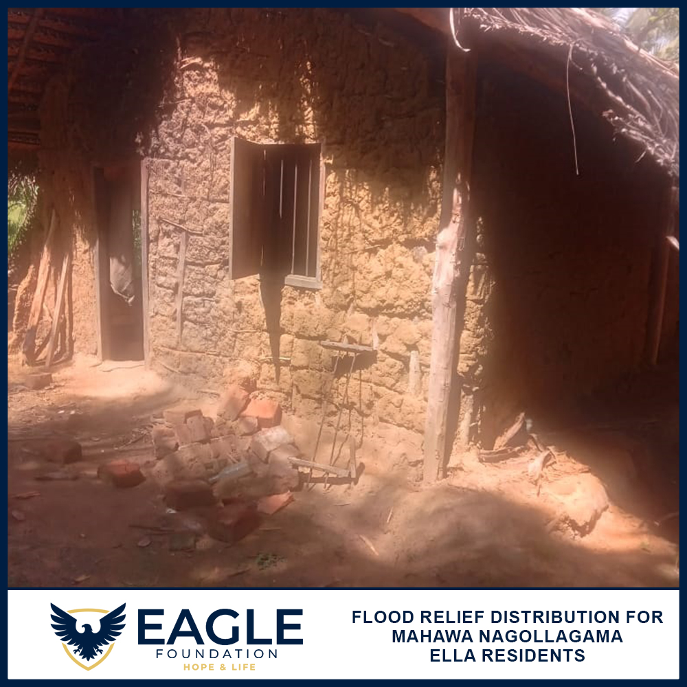 Flood Relief Distribution for Mahawa Nagollagama Ella Residents