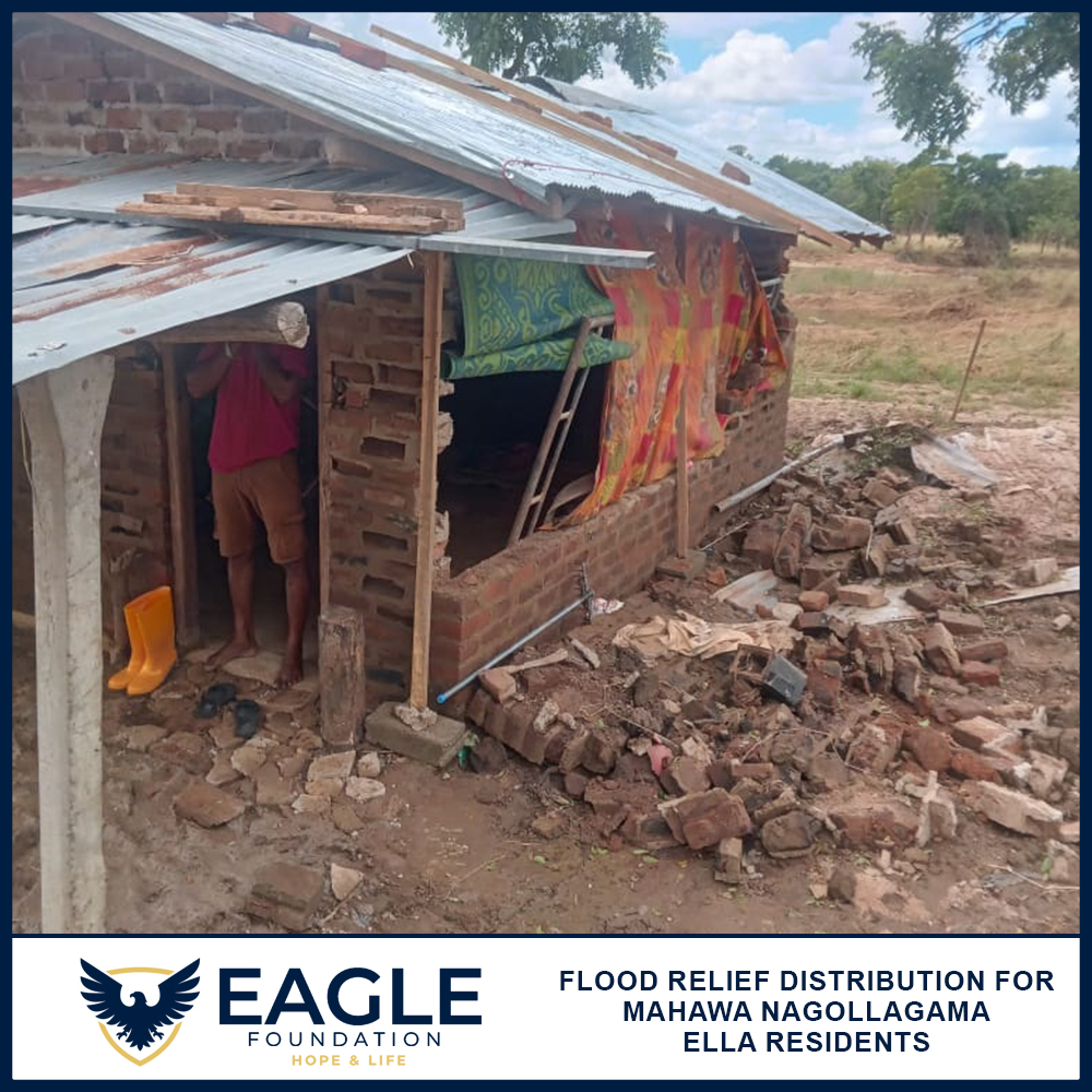 Flood Relief Distribution for Mahawa Nagollagama Ella Residents